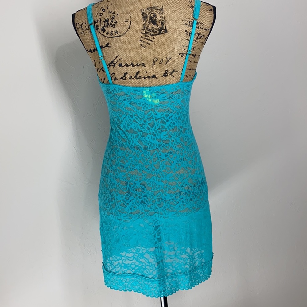 Victoria’s Secret “The Lacie” Aqua Nightie - Picture 9 of 12